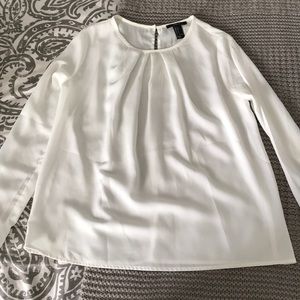 White Flowy Shirt